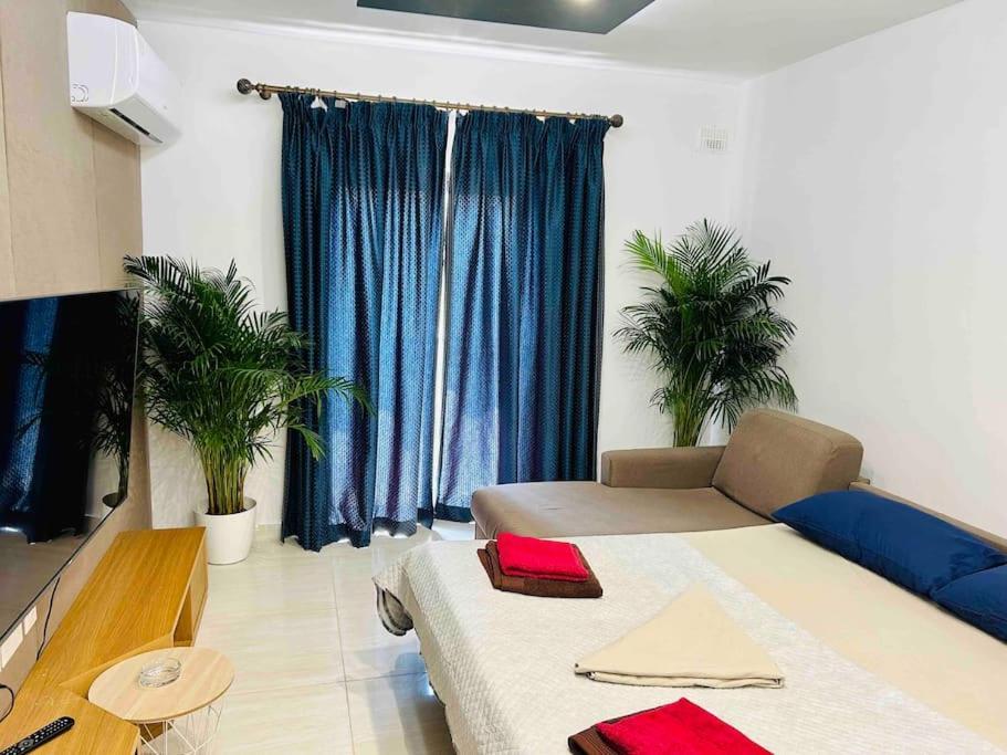 Cosy Home Close To The Sea, King-Size Bed San Pawl il-Baħar Kültér fotó